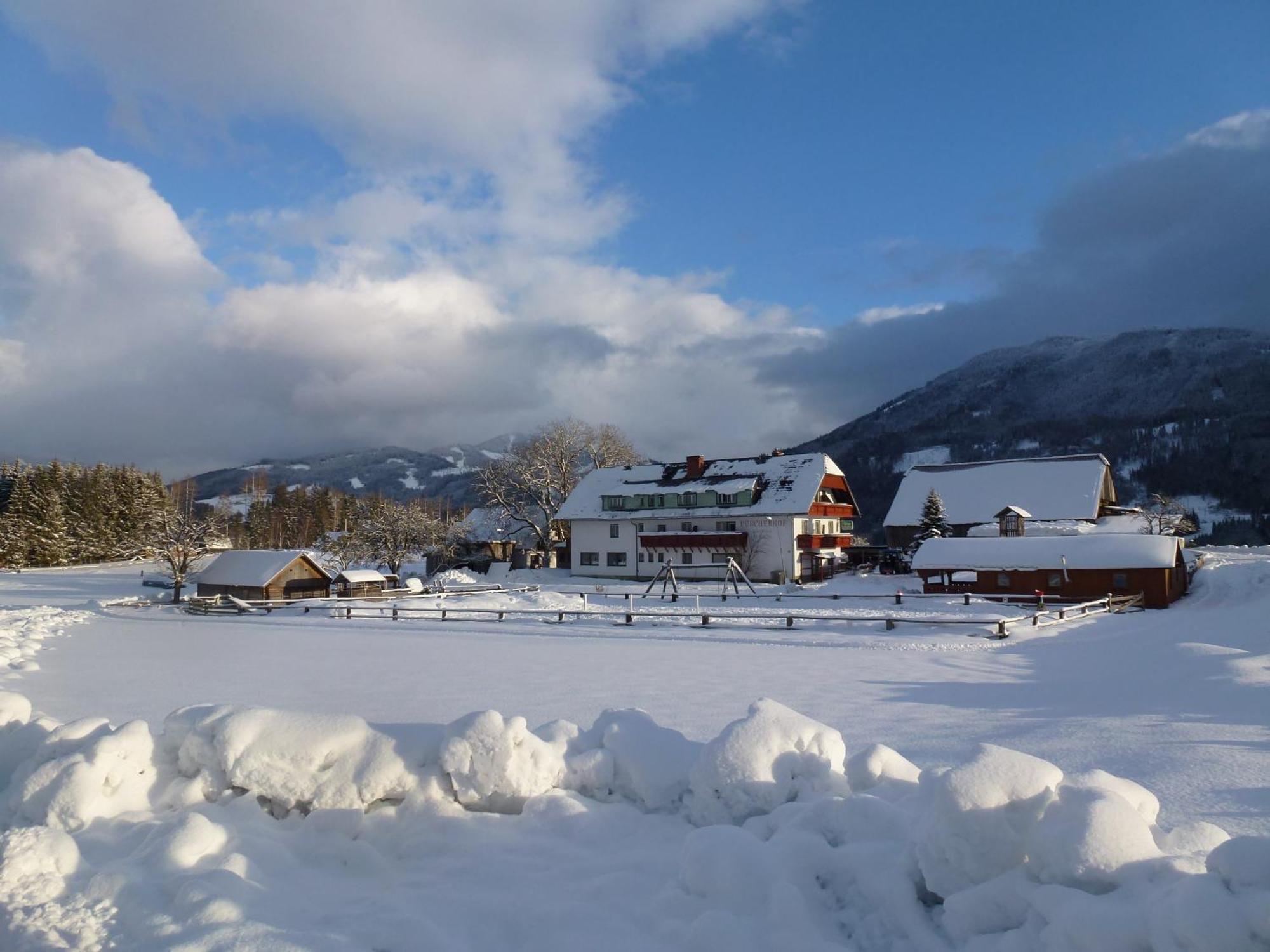 Hotel Pension Puercherhof Grobming Bagian luar foto
